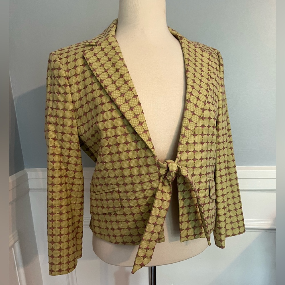 BCBG NWT Tie Blazer Jacket